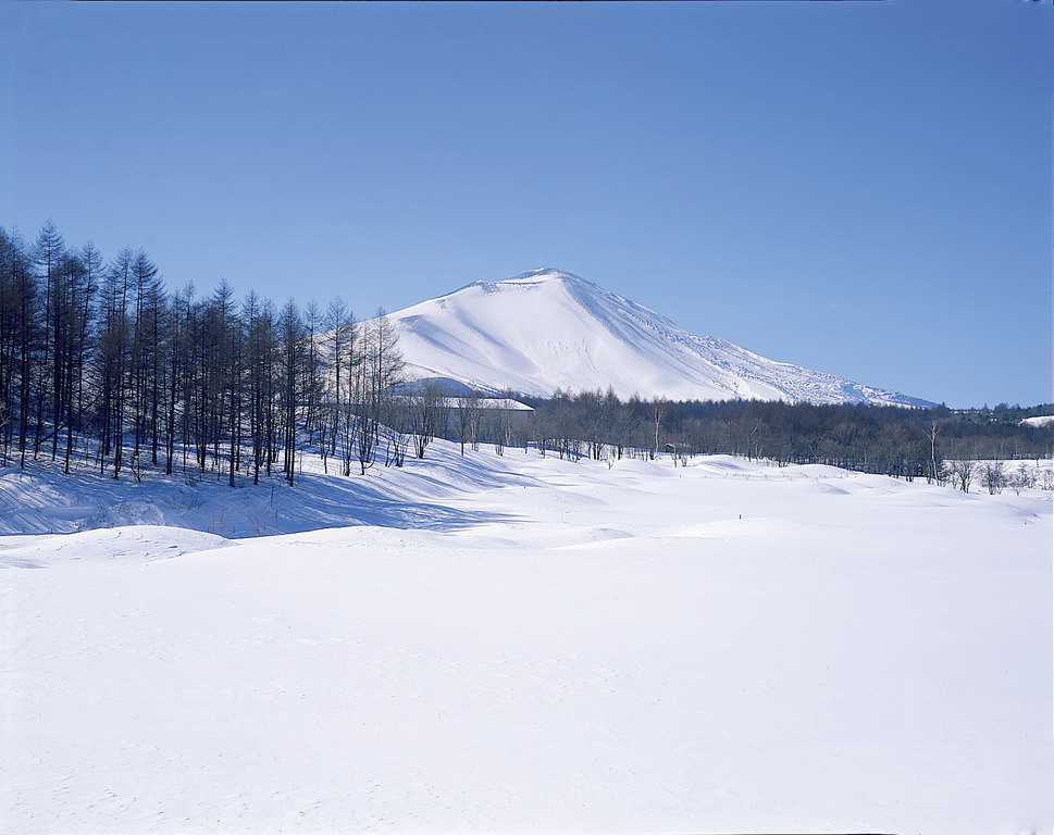 冬の浅間山