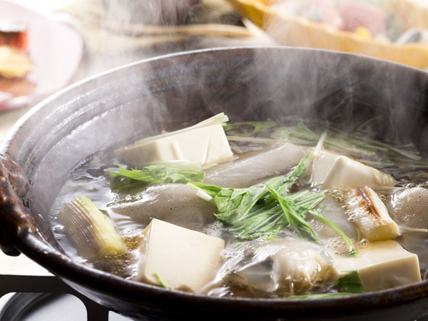 【日本海冬の鍋膳】ゲンゲンボウ鍋一例 