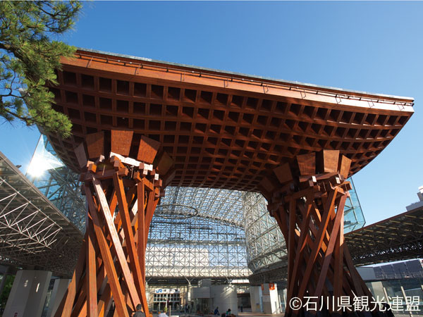 【鼓門・もてなしドーム】北陸新幹線開業を迎える金沢駅のシンボル