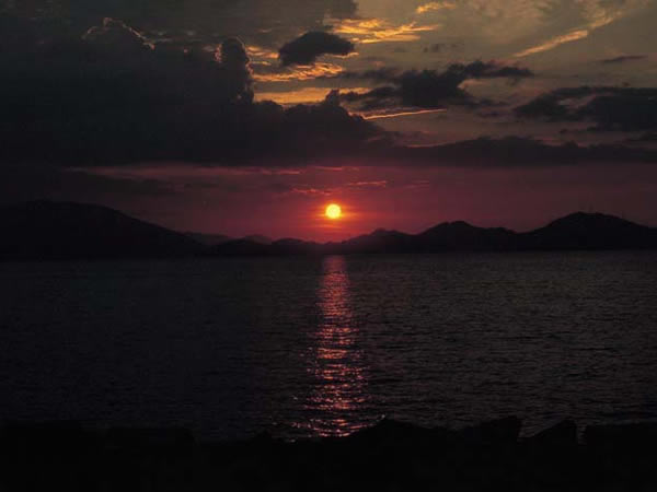 小浜の夕陽