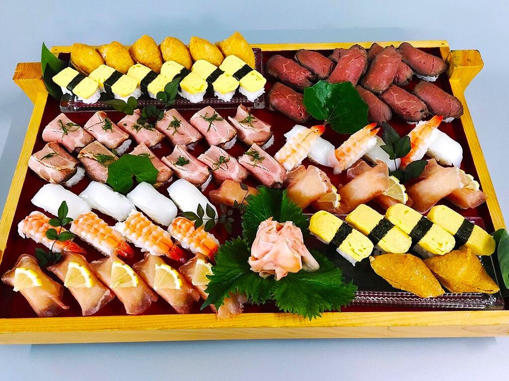 【夏の夕食バイキング 一例】お寿司彩々　イメージ