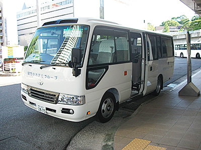 JR三ノ宮駅ロータリー・新神戸駅からシャトルバスあり