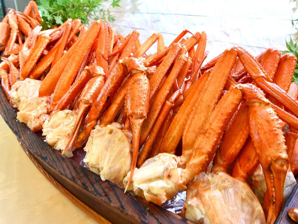 【ディナーバイキング一例】蟹の食べ放題
