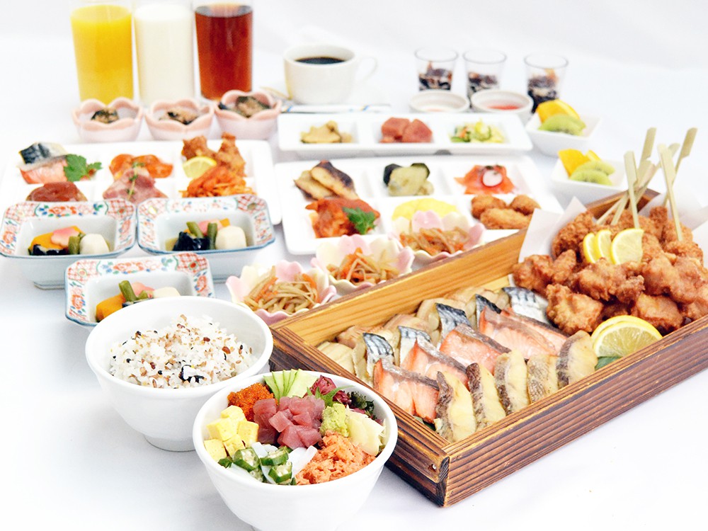 【朝食バイキング】〜北海道産の食材を使用した和食メニュー〜
