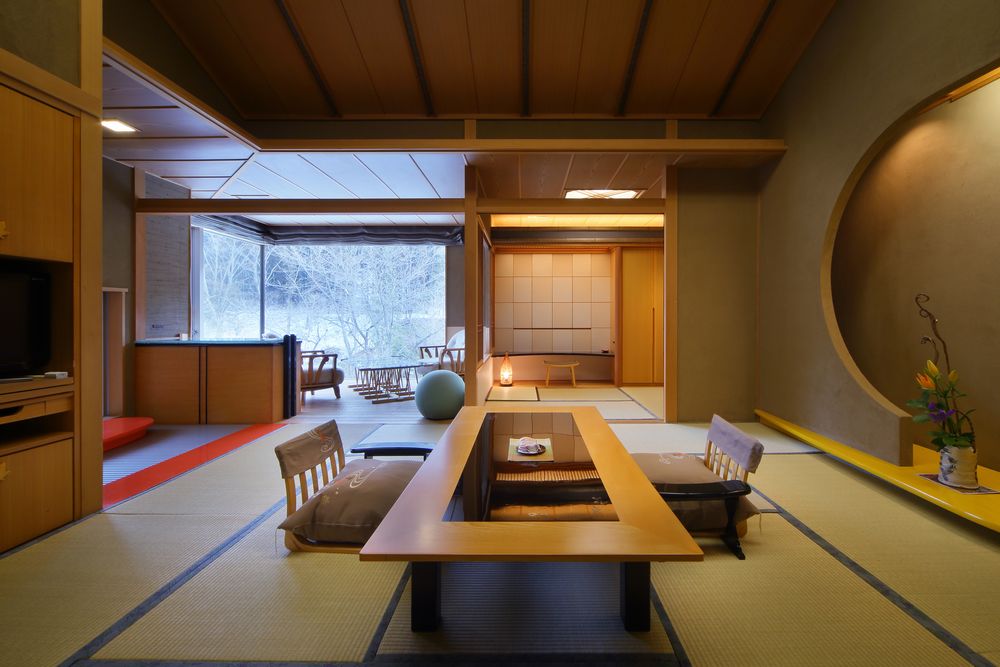 別邸仙寿庵の客室一例