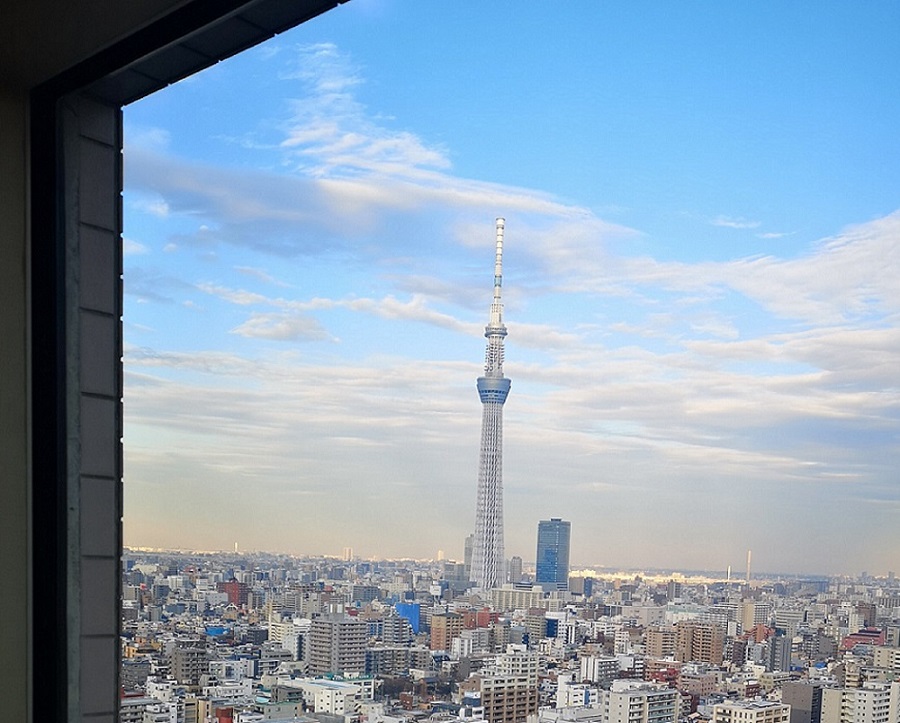 東京スカイツリー側 客室からの眺望