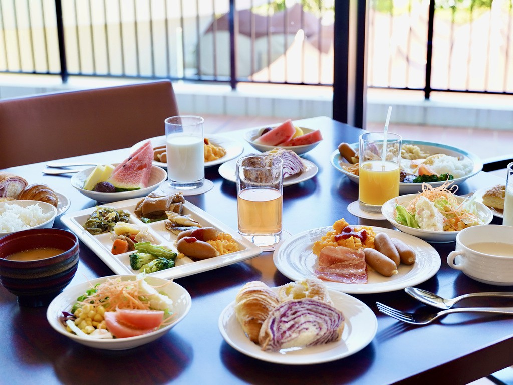 和洋沖縄料理ブッフェの朝食
