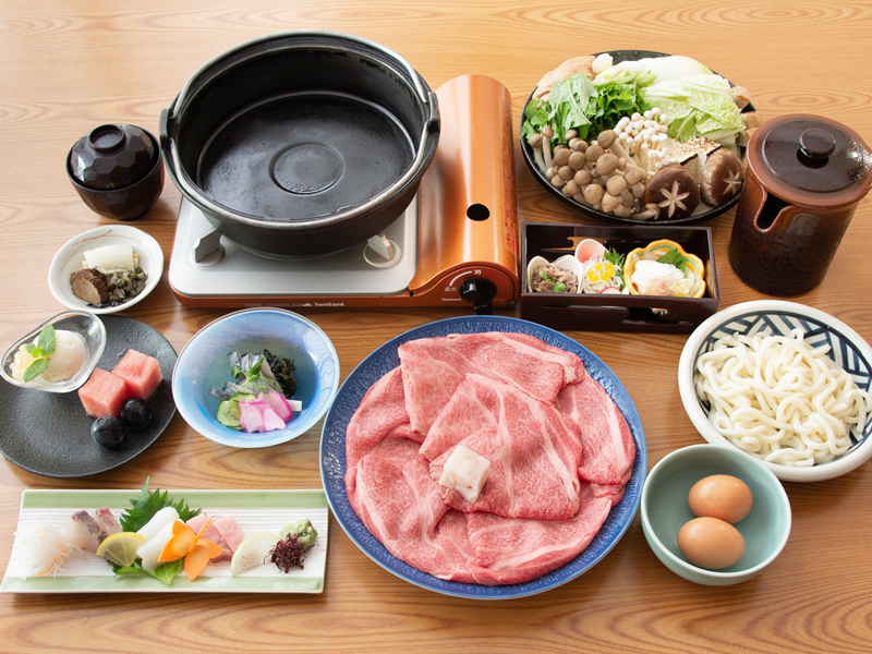 Image of Tajima Beef Sukiyaki Dinner