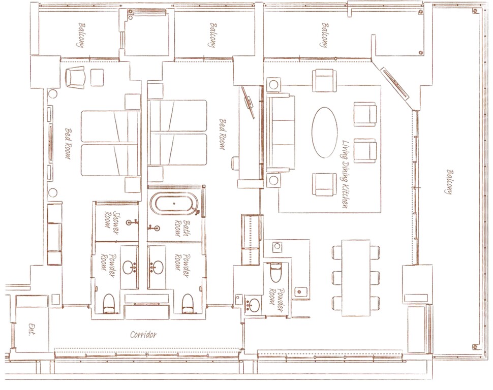 MB Suite / Room Layout
