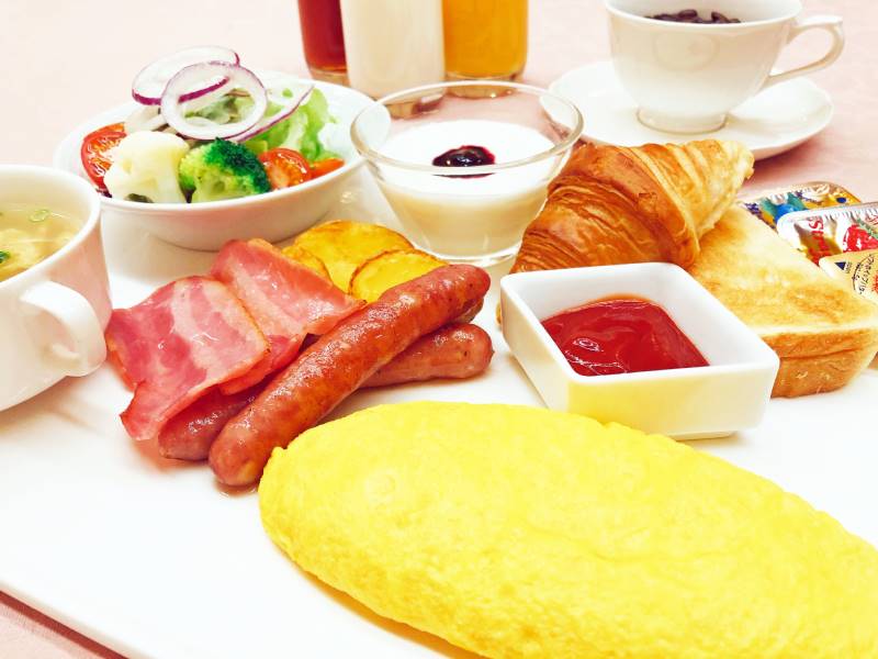 ◆【朝食】洋食セットメニュー一例（状況によりご提供スタイルを変更させて頂く場合がございます。）