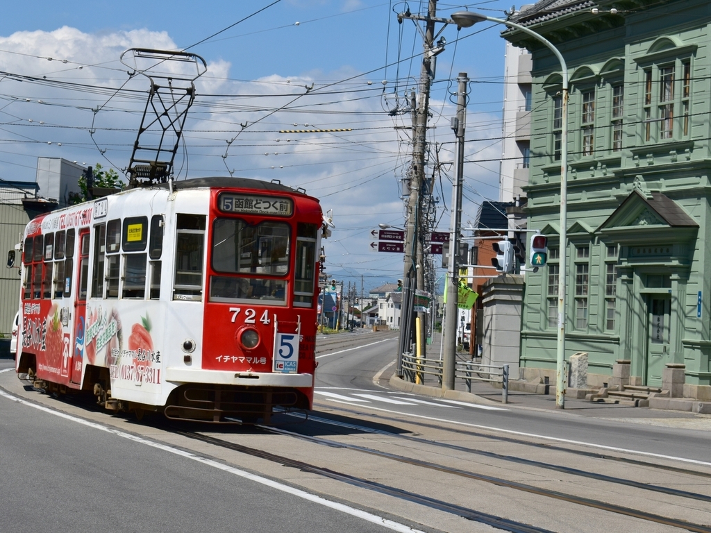函館市電に乗って市内観光へ出かけよう