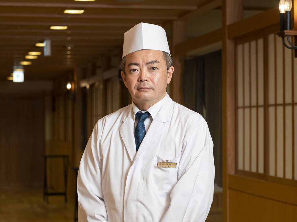 【和食料理長】高井大樹・・・料理人歴20年以上のベテラン料理人。