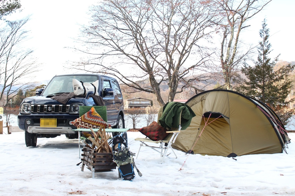 キャンプ／レイクサイド／冬キャンプ
