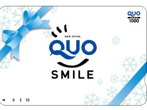 QUO�J�[�h1,000�~