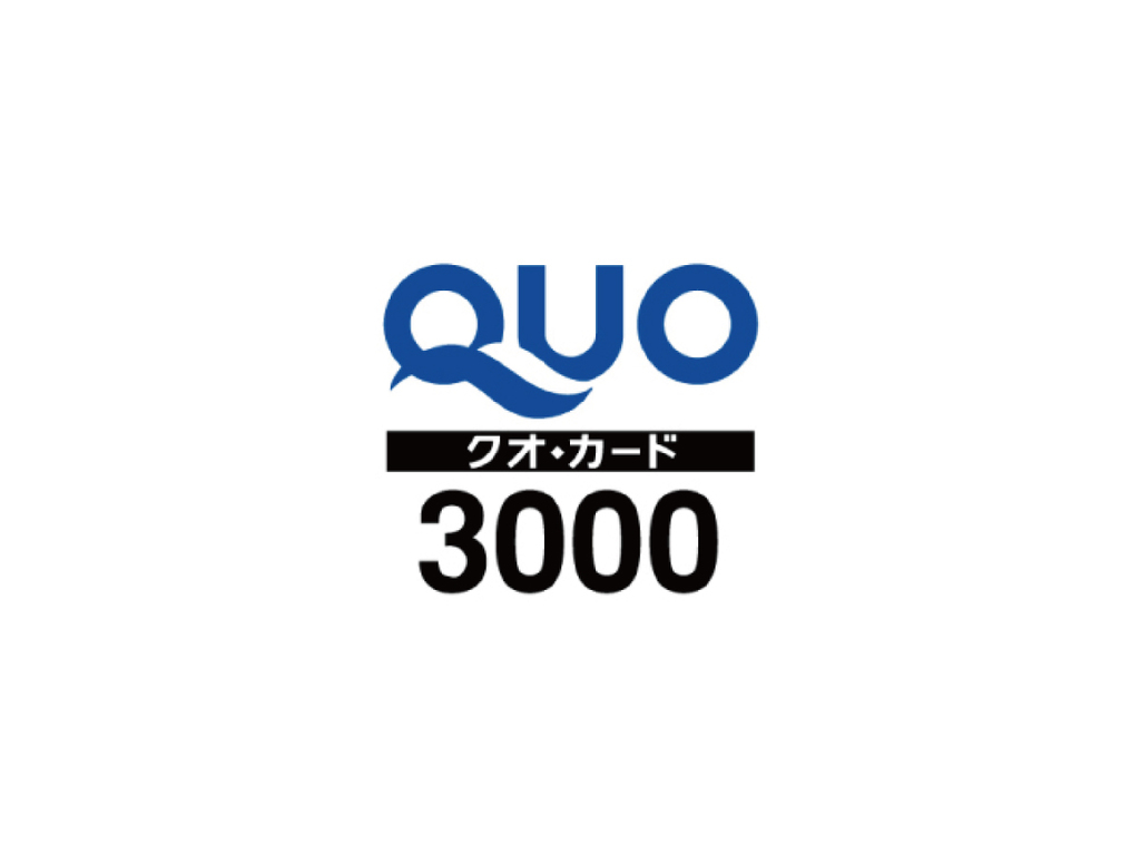 �yQUO�J�[�h3,000�~�t���v�����z
