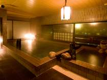 ◆【大浴場】夜の最上階「男性大浴場」