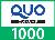 QUO�J�[�h�@1000�~�t