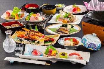 【犬吠埼温泉元湯】　夕食贅沢に～リッチ海鮮プラン～～食事にこだわりたい方におすすめ～