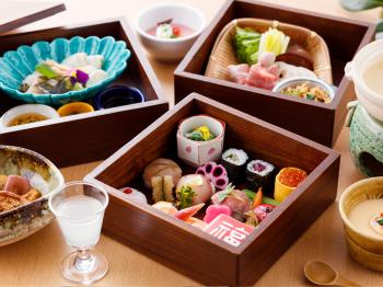 【10月限定】揚げたて天ぷらサービス・葉渡莉の新しい基本料理「いろどりばこ」お披露目プラン