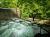 檜風呂付の露天風呂からは湯西川の自然を間近に感じる