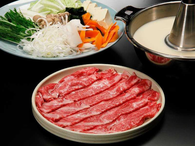 【選べる鍋】ロ：那須牛の豆乳しゃぶしゃぶ鍋（豆乳ベース）
