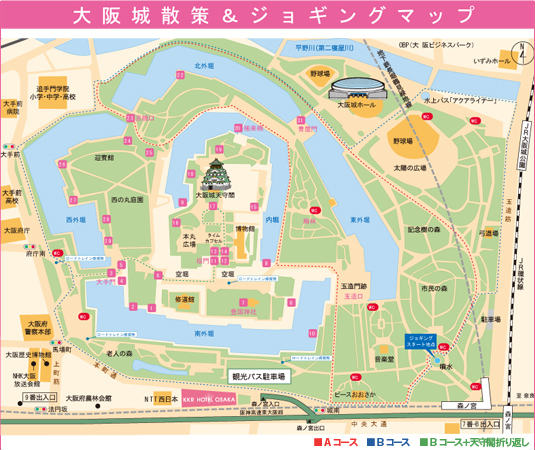 大阪城公園マップ